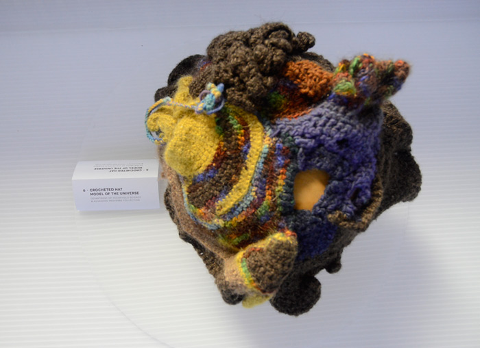 John Shipman, Ten Models of the Universe: Crochet Hat Model by Elisabeth Shipman, 2013